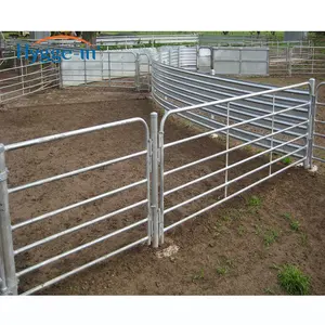 48英寸x 7英尺菲律宾农场批发散装重型二手镀锌牛板围栏出售