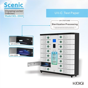 2025 Venta caliente Last Mile KIDIGI SCL-23 16-Bay Smart Parcel Delivery Locker Autoservicio Bloqueo de teclas Carga de teléfono Puertos USB 3 en 1 - Product Image 4