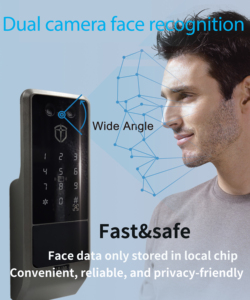 <span class=keywords><strong>Serrure</strong></span> intelligente à reconnaissance faciale Conception étanche <span class=keywords><strong>Serrure</strong></span> de jante électrique Porte extérieure Connectivité Wifi <span class=keywords><strong>Serrure</strong></span> intelligente - Product Image 2
