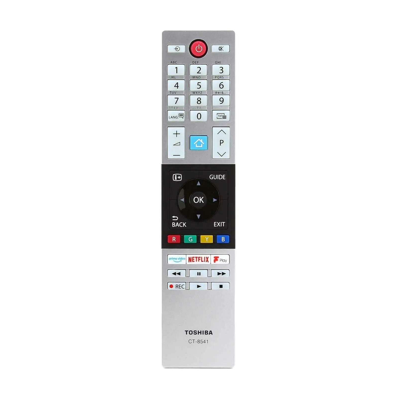 CT-8541 CT8541 Remote Control with Prime Video NETFLIX & F-play Buttons
