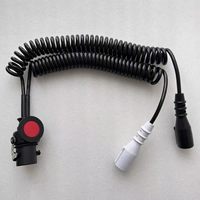 Câble d'extension de remorque de camion 24V 15 broches avec prise à ressort ADR