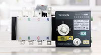 Usine directe AC ATS double alimentation 2P AC 220V 63A 100A 125A onduleur double alimentation automatique ATS inverseur