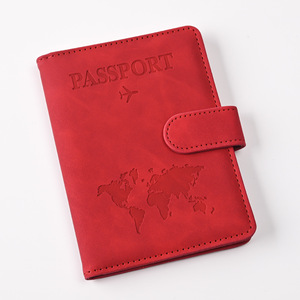 Cartera de Viaje con Bloqueo RFID, Funda para <span class=keywords><strong>Pasaporte</strong></span>, Tarjetas de Crédito, Tarjetas de Embarque, Organizador de Documentos, <span class=keywords><strong>Porta</strong></span> <span class=keywords><strong>Pasaporte</strong></span> con Etiqueta - Product Image 4