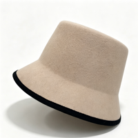 Chapeau de sauna 100% laine australienne, chapeau en feutre une pièce, chapeau de protection contre la chaleur pour femmes, accessoires de bien-être pour spa et hammam