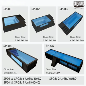 <span class=keywords><strong>Piscine</strong></span> de luxe en conteneur maritime de 40 pieds avec terrasse en bois intégrée et escalier, <span class=keywords><strong>piscine</strong></span> hors sol préfabriquée avec éclairage LED - Product Image 4