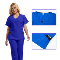 OEM grande taille, colorés, à la mode, ajustés, vente en gros d'uniformes médicaux pour infirmière, ensembles d'uniformes, vêtements de travail de beauté pour spa et hôpital