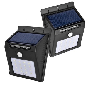 Potencia del Panel Solar barato 20Led lámpara de pared del Sensor de movimiento de emergencia de energía impermeable luz de pared de <span class=keywords><strong>jardín</strong></span> Solar - Product Image 2