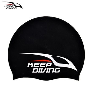 Keep Diving Bonnet de bain en silicone SC-312, couleurs mélangées, unisexe, imperméable, protection des cheveux longs - Product Image 5