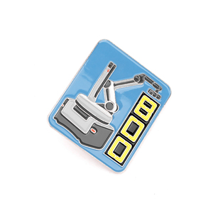 Souvenir de haute qualité Logo personnalisé métal émail dur Badge mode épinglettes décoratives pour vêtements - Product Image 5