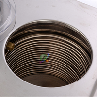 Pompe de circulation de liquide de refroidissement à basse température de laboratoire, moteur automatique, réfrigérant R22, capacité de 20 L, petit refroidisseur à glycol