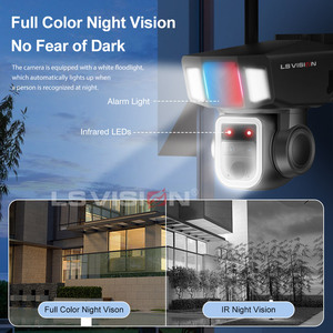 VISION 20X Optical Waterproof Dual Lens 2K 4MP Color Night Vision 4G Cellular LTE CCTV <b>Security</b> Outdoor Solar <b>Camera</b> LS-MS3B - Product Image 6