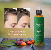 Personnalisation OEM, huile de Batana pure naturelle à 100 %, 118 ml, anti-chute de cheveux, croissance et stabilisation des cheveux, pour les soins capillaires
