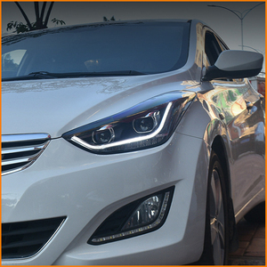 Luz Delantera LED para Hyundai Elantra V Langdong 2012-2016, Conjunto de Faros Delanteros LED para Automóvil, Diseño de Alta Configuración, Lámpara con Lente Bifocal - Product Image 4