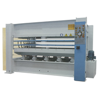 Presse à chaud hydraulique multicouche pour machines à bois à trois couches 160T utilisée pour la stratification du contreplaqué Pvc Mdf sur les portes