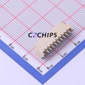 WAFER-PH2.0-9PWB Wire-to-Board Pin Header SMD,P=2mm,Horizontal Mount Connector 1x9P 2mm Horizontal Mount PH - Product Image 2