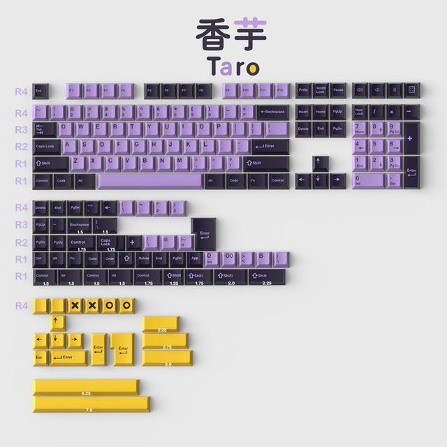 Tecsee Custom Mechanical Keyboard Keycaps DIY Sublimation Personalized Keycaps PBT Dye Sub Keyboard Keycaps