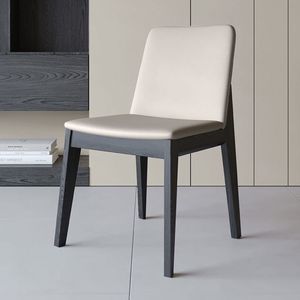 Chaises de salle à manger modernes en cuir rembourrées et inclinables, imperméables, pour la maison, le bureau, la salle de bain, durables, écologiques, meubles solides pour la maison - Product Image 4
