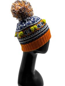 Excelente oferta invierno Vintage hecho a mano bola Beanie Metal insignia método de impresión deporte Beanie para esquiar - Product Image 6