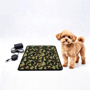 Pet Electric Heating Pad With Oxford Fabric Design And Adjustable Temp Anti-Chew Safety Heated Protect Winter Sleeping Warm Pad - Product Image 1