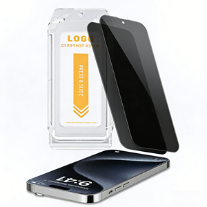 Pellicola Protettiva Privacy 9H in <span class=keywords><strong>Vetro</strong></span> Temperato per <span class=keywords><strong>iPhone</strong></span> 17 Pro Max 16 15 14 <span class=keywords><strong>13</strong></span>, Copertura Completa, Anti-Impronta, Rimozione Automatica della Polvere - Product Image 2