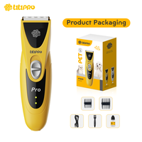 LILIPRO PT305 Cortadora de Pelo Profesional Silenciosa y Recargable para Mascotas, Recortadora Eléctrica para Perros, Afeitadora Inalámbrica para Animales, Producto de Aseo para Gatos