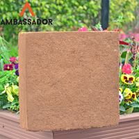 Bloc de 5kg fibre de coco sèche Cocopeat 100% origine naturelle écologique Cocopeat jardin pépinière fabriqué en Thaïlande