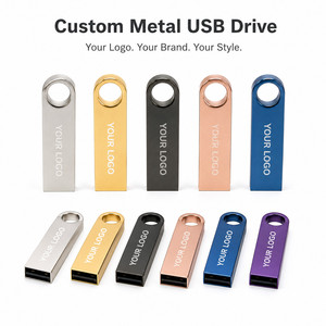 Clé USB en métal avec logo personnalisé, clé USB haute vitesse, clé mémoire pour cadeaux promotionnels d'entreprise, événements, avec différentes couleurs - Product Image 6