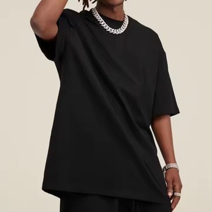 เสื้อยืดยูนิเซ็กซ์ 260GSM คุณภาพสูง ผ้าฝ้าย 100% นุ่ม ระบายอากาศได้ดี เป็นมิตรกับสิ่งแวดล้อม แบบเรียบ สีพื้น แขนสั้น ทรงหลวม ผ้าถัก - Product Image 3