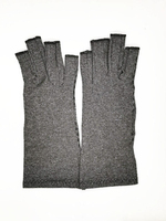 Gant de compression antidérapant pour l'arthrite avec tissu TC, élasthanne et silicone gris, classe I, pour la gym et l'exercice, soulagement de la douleur aux mains