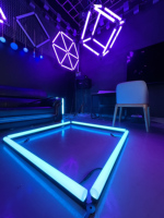 Barre de pixels LED DMX512/SPI, éclairage à faisceau, DC24V RGB, aluminium+PC, dimmable, pour événements et éclairage de scène, IP65