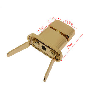 Diseño de moda personalizado bolso de hardware de metal para la cerradura del bolso de aleación de zinc de ajuste de empuje Twist Lock monederos <span class=keywords><strong>y</strong></span> accesorios para <span class=keywords><strong>bolsos</strong></span> - Product Image 5