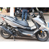 Siège de moto à hauteur basse modifié avec support lombaire, petit dossier, coussin imperméable pour Honda NSS350 Forza350
