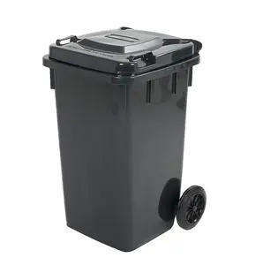 Cubo de basura de reciclaje rectangular de 100L, Cubo de basura de plástico, Cubo de basura de reciclaje