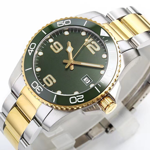 Classic 316L stainless steel men's automatic mechanical watch with sapphire <b>crystal</b> and date display. - Product Image 2