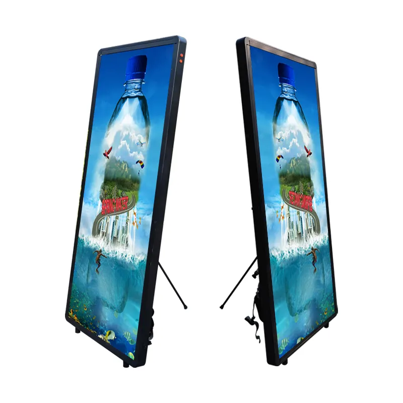 Portatile LED pubblicità esterna zaino promozionale cartellone pubblicitario umano con Display digitale mobile luce scatola schermo LCD