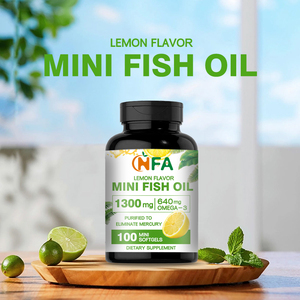 Precio más bajo Salud DE LA PIEL Cápsulas Softgels Cod Vegan Omega-3 Suplementos de alimentación Nature EPA DHA Bulk Mini Fish Oil Softgels - Product Image 3