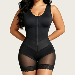 Faja sculptante intégrale pour femme avec fermeture éclair frontale, contrôle abdominal, rehausseur de fessiers, post-partum, post-chirurgie, tailles XS-XXXL - Product Image 5