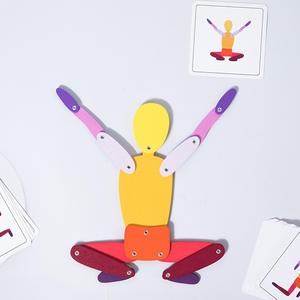 Vente chaude En Bois <span class=keywords><strong>3D</strong></span> Sports Mobile Figure Corps Actions Cartes Forme Correspondant Jouets D'apprentissage Éducatifs pour Enfants Garçons et Filles - Product Image 6