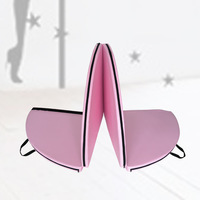 Tapis de pole dance, protection anti-chute quadruple, tapis de yoga fitness, PU personnalisé, 5 cm d'épaisseur, 120 cm de long