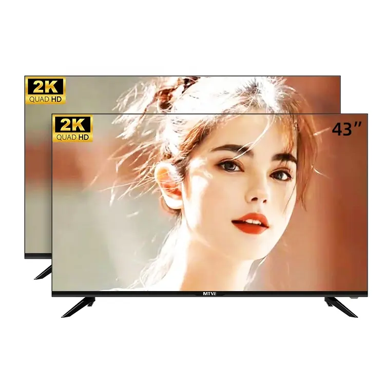 TV LED 43 50 ROUGE TV intelligente LED haute définition 55 pouces télévision 4k smart tv tcl smart TV 43 pouces LED smart TV