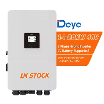 Home Use Deye 20KW 18KW 16KW Hybrid Solar Power Inverter Good Price 3 Phase 380V 400V Hybrid Inverter
