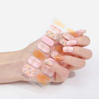 Vente en gros de patchs de gel pour ongles UV japonais, effet longue durée, vente chaude, effets après-traitement