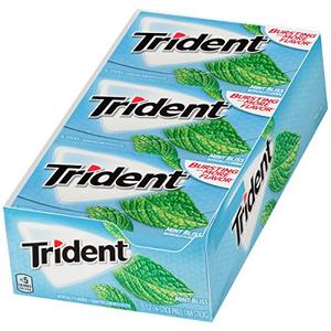 Kẹo Cao Su Không Đường <span class=keywords><strong>Trident</strong></span> Mint Bliss-Với Xylitol - 12 Gói (Tổng Cộng 168 Miếng) - Product Image 2