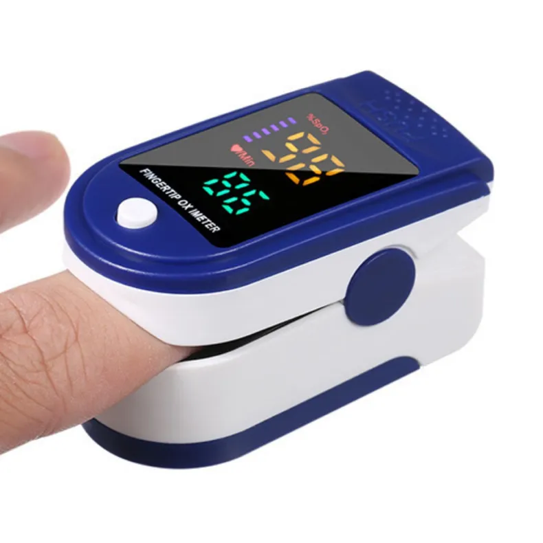 Mesin oksigen darah perangkat medis rumah tangga, oksimeter denyut ujung jari LK87 tampilan LCD LED untuk pengukur detak jantung