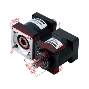 Hltnc dịch vụ tùy biến tốc độ tỷ lệ 3 4 6 10 16 24 36 50 64 96 144 216 bánh răng servo hộp số hành tinh giảm tốc px60 cho CNC - Product Image 2