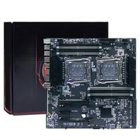 Carte mère X99 haute performance à double processeur/socket, Xeon E5 LGA2011-3, double canal DDR4, max 256 Go, pour serveur