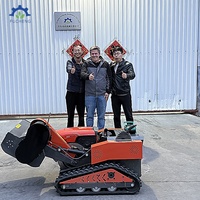 Robot tondeuse RC robuste 800 mm pour le contrôle de la végétation dense