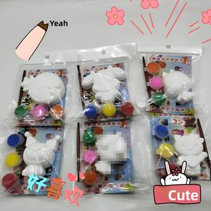 Muñeca Blanca 3D en Blanco para Pintar y Colorear, Estilo <span class=keywords><strong>Graffiti</strong></span>, para Puesto de Mercado Nocturno, Emprendedorismo, DIY, Pintura a Color, Juguetes, Altura - Product Image 3