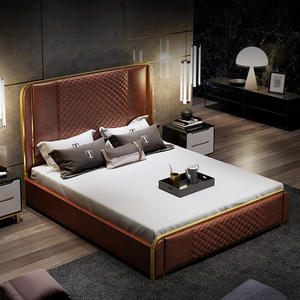 Letto design mobili loft adulto full size <span class=keywords><strong>a</strong></span> forma di <span class=keywords><strong>cuore</strong></span> telaio tatami queen biancheria da letto set moderni letti king - Product Image 2