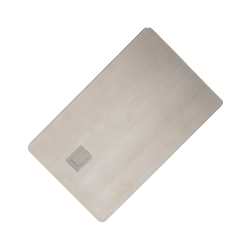 사용자 정의 스테인레스 스틸 구리 알루미늄 금속 카드 NFC 비즈니스 회원 카드 wtih 칩 슬롯 EMV 신용 금속 카드